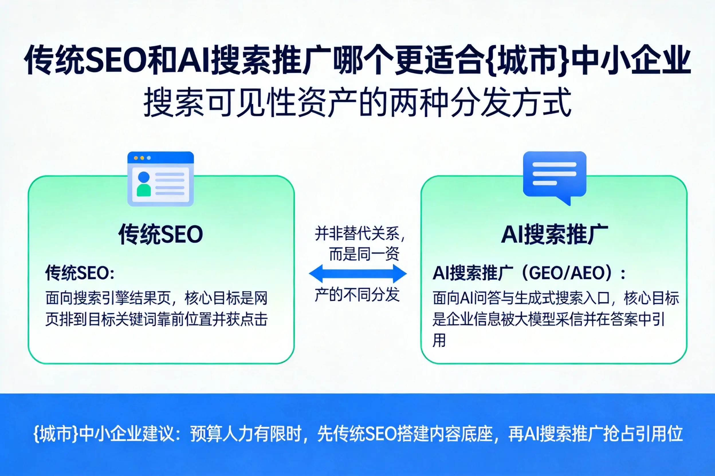 传统SEO和AI搜索推广哪个更适合咸阳中小企业