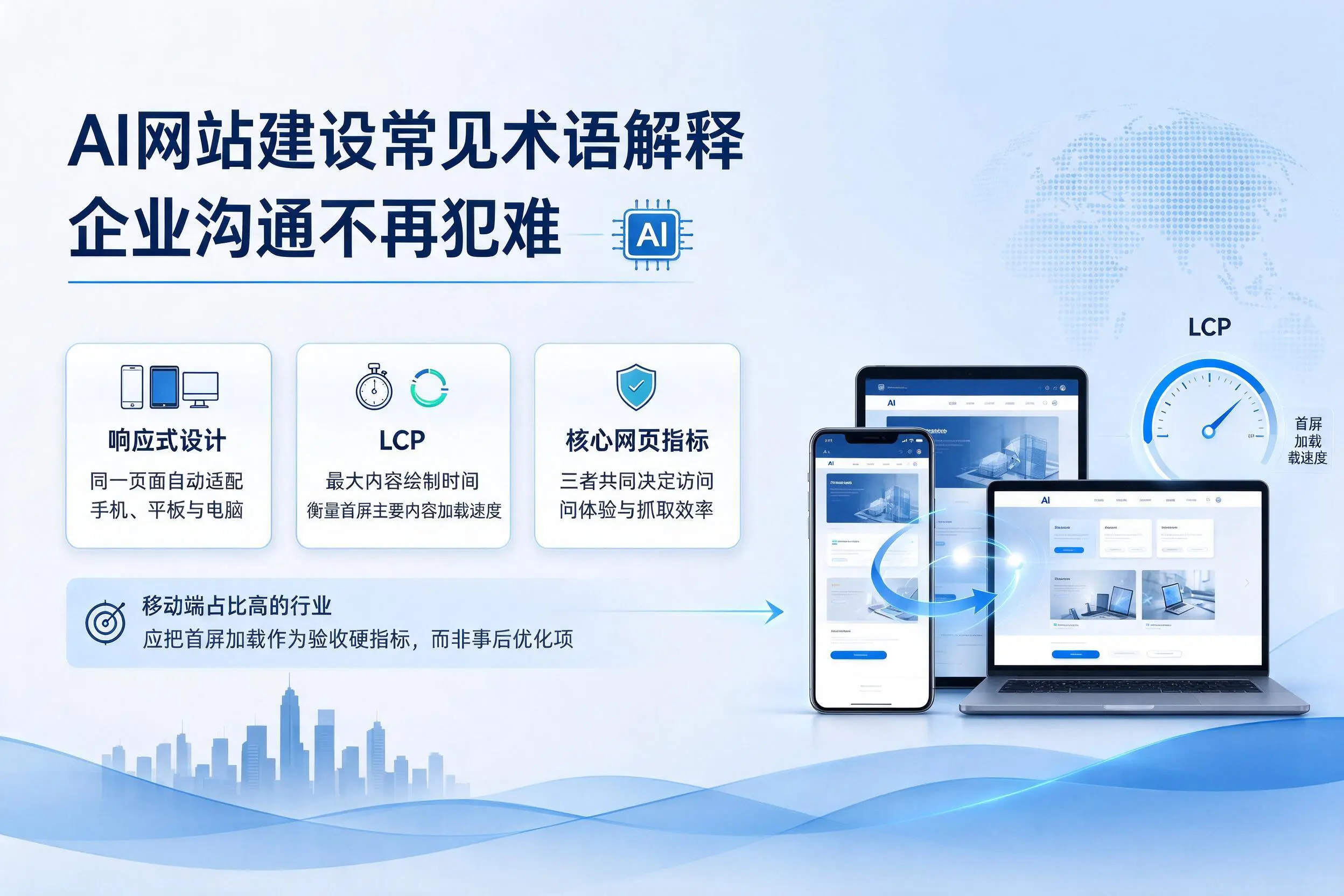 AI网站建设常见术语解释，咸阳企业沟通不再犯难