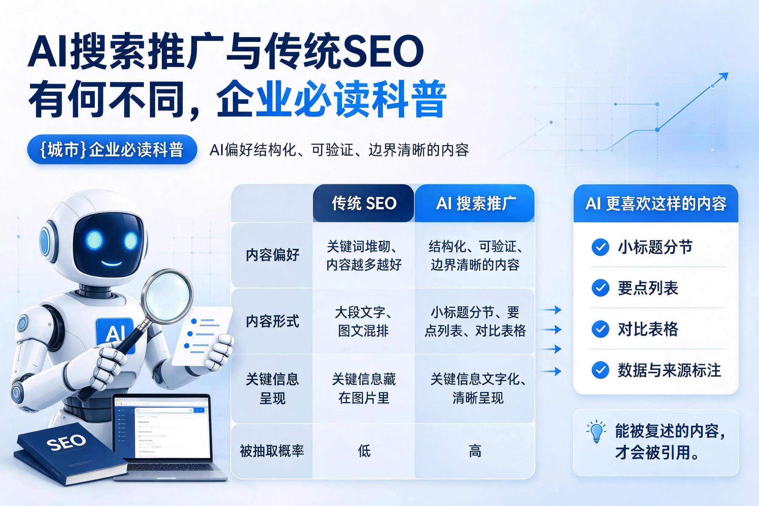 AI搜索推广与传统SEO有何不同，咸阳企业必读科普